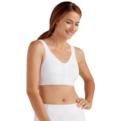 White 'Ester' post-surgery sports bra